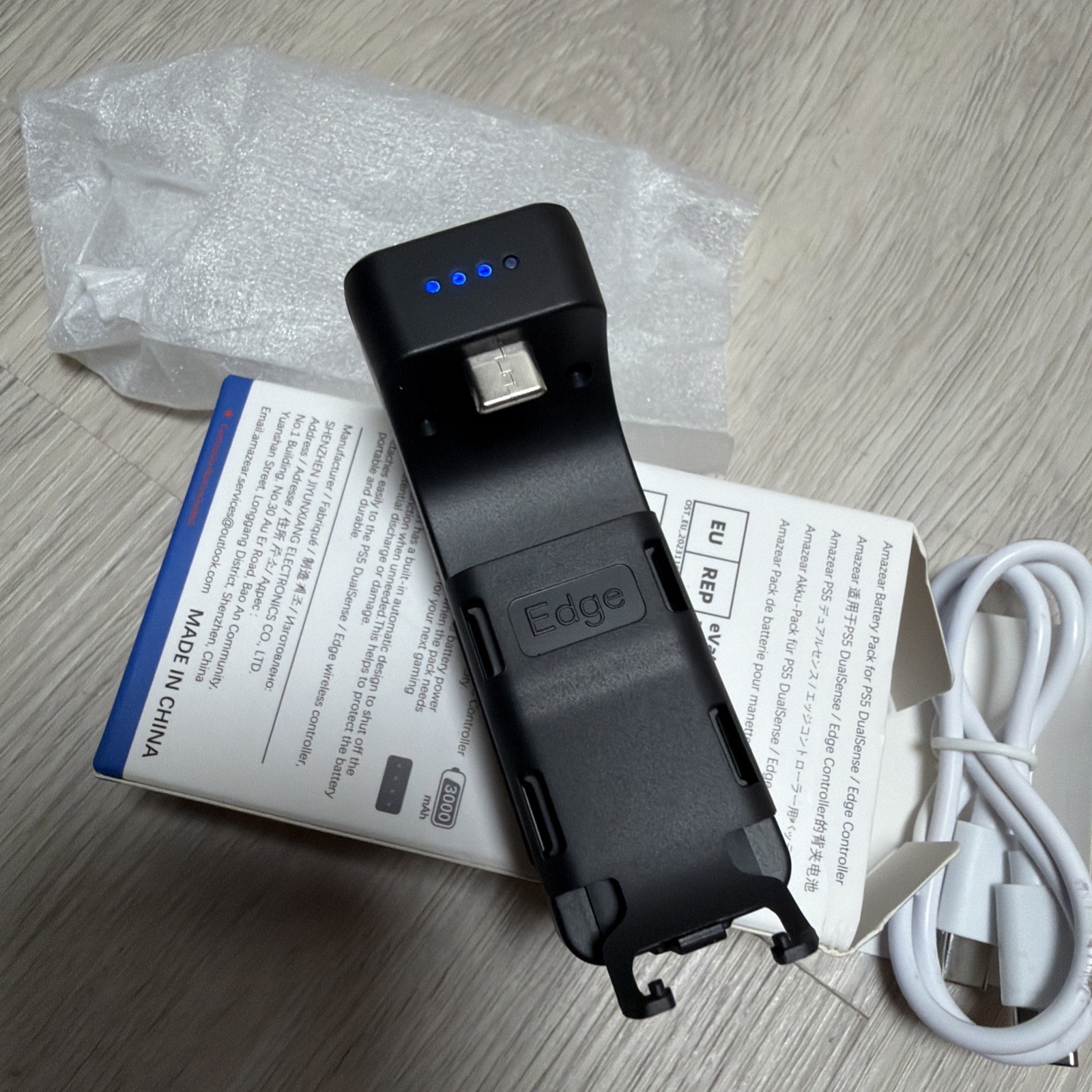 2X 3000Mah PS5 Controller External Battery Pack, PS5 Battery Extende