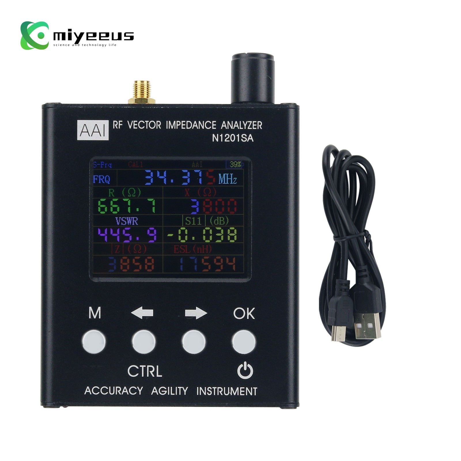 N1201SA+ Antenna RF Vector Analyzer RF Vector Impedance Analyzer 34.375-2700MHz