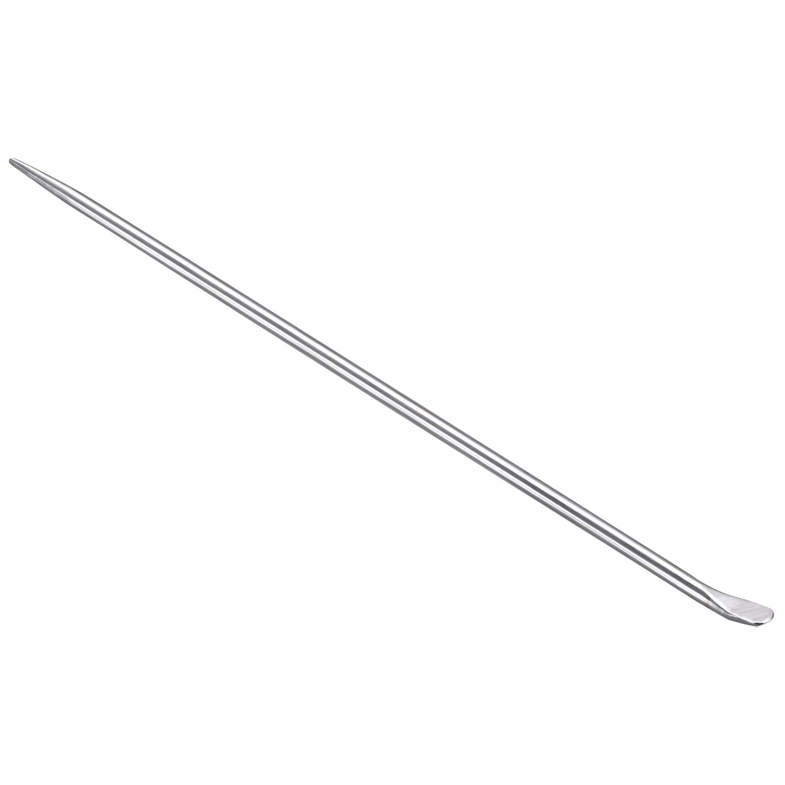 32" Aligning Pry Bar Round Crowbar for Prying and Aligning Silver