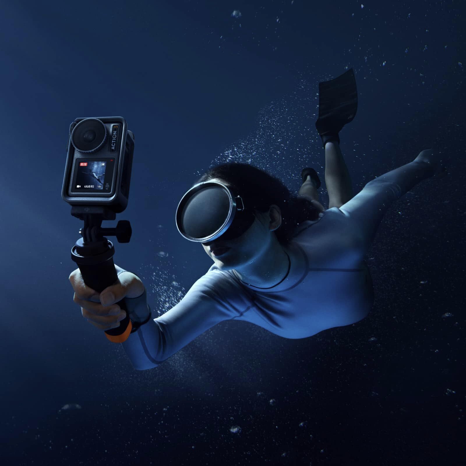 DJI Osmo Action Waterproof Case 60m Floating Handle Anti-Fog Inserts