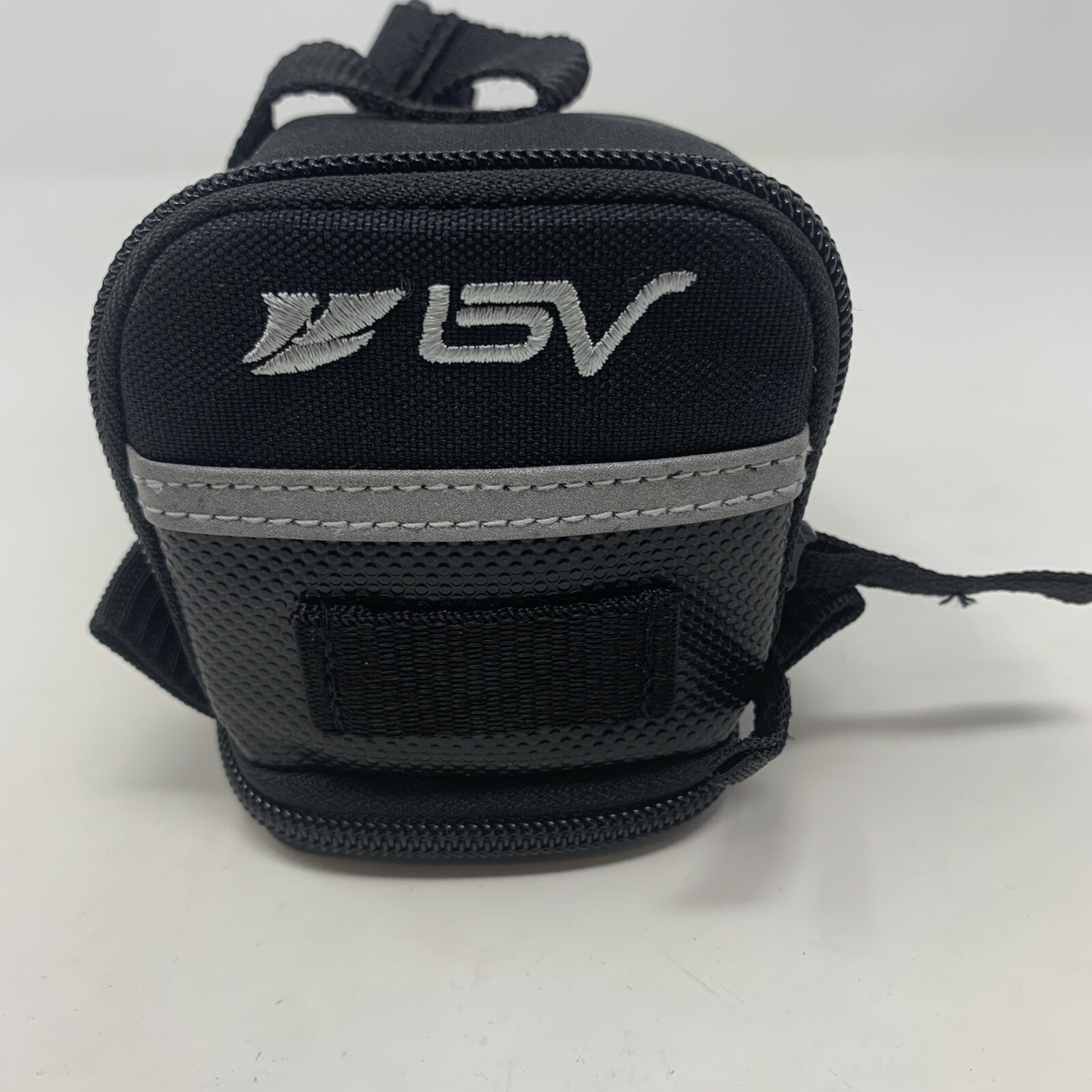 BV Bike Seat Saddle Bag Water-Resistant Nylon Reflective Bike Tail Pouch Small