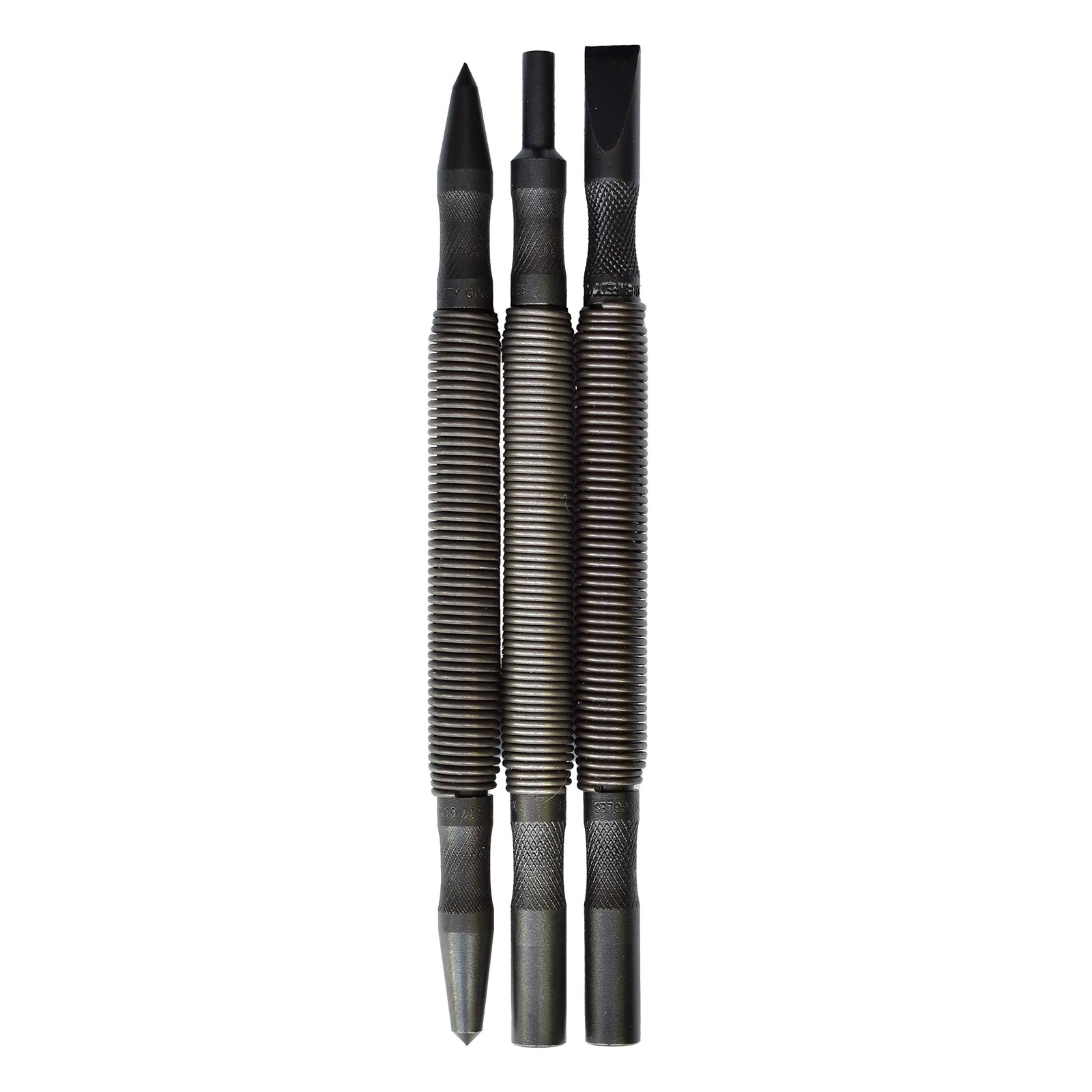 Tools 89023 Hammerless Tool, 2 Piece Pin Punch Set, Black