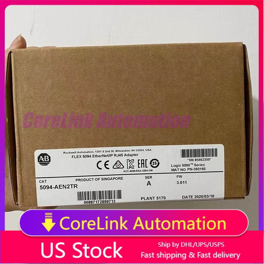 Factory Sealed Allen-Bradley 5094-AEN2TR Flex 5000 Dual Port Ethernet Module