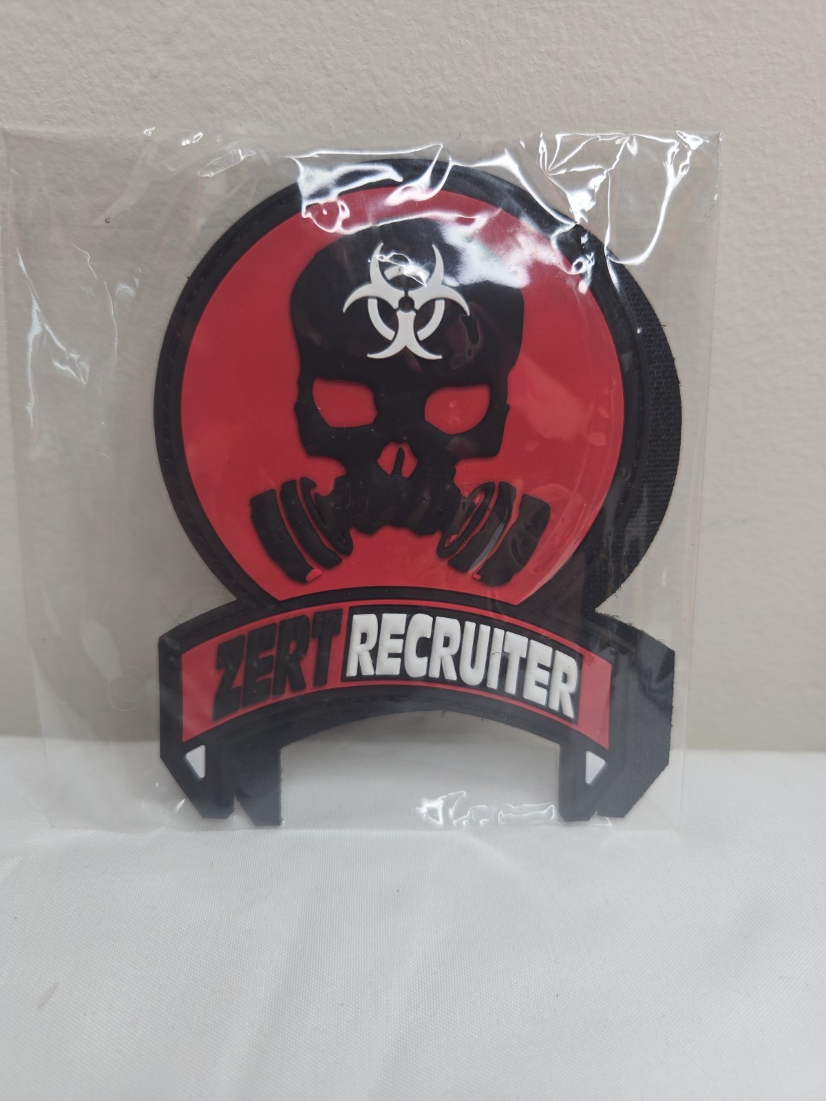 ZERT NATION "ZERT RECRUITER" Rare PVC Morale Patch