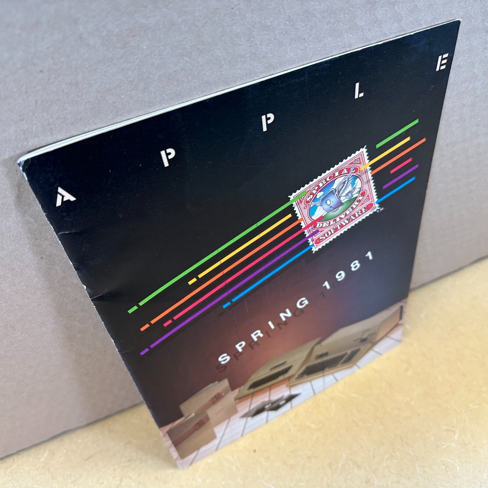 45 yrs old_ APPLE RARE SPRING CATALOG SPRING 1981 Apple III Apple II