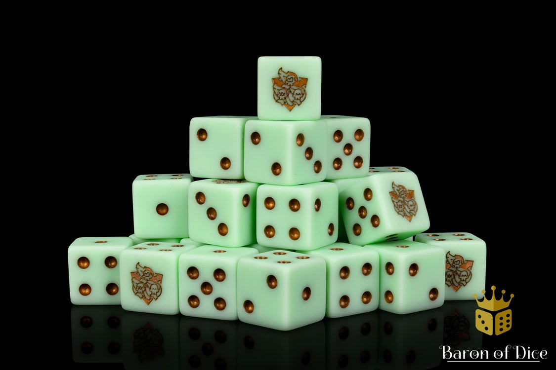 Baron of Dice: 25 Premium Wargaming Dice - Disgustingly Resilient