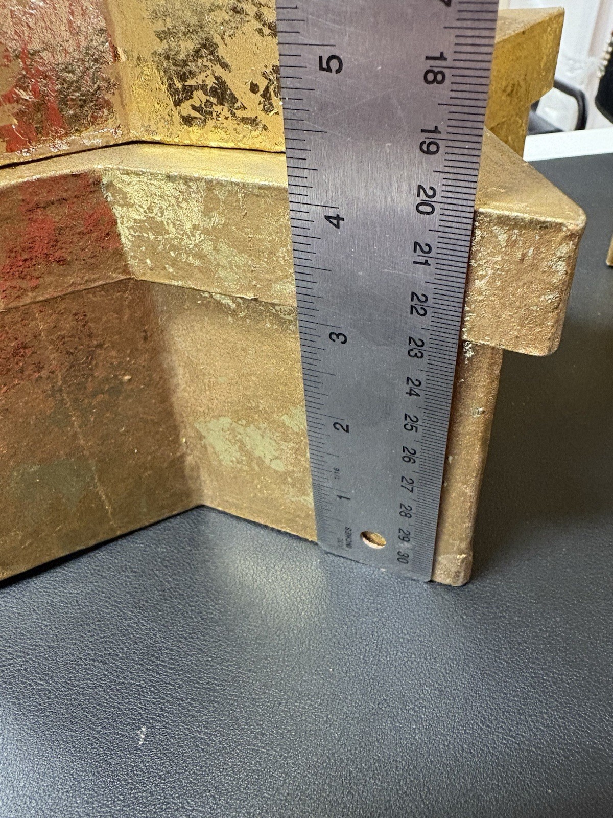 2 STAR AND 2 CHRISTMAS TREE NESTING BOXES GOLD