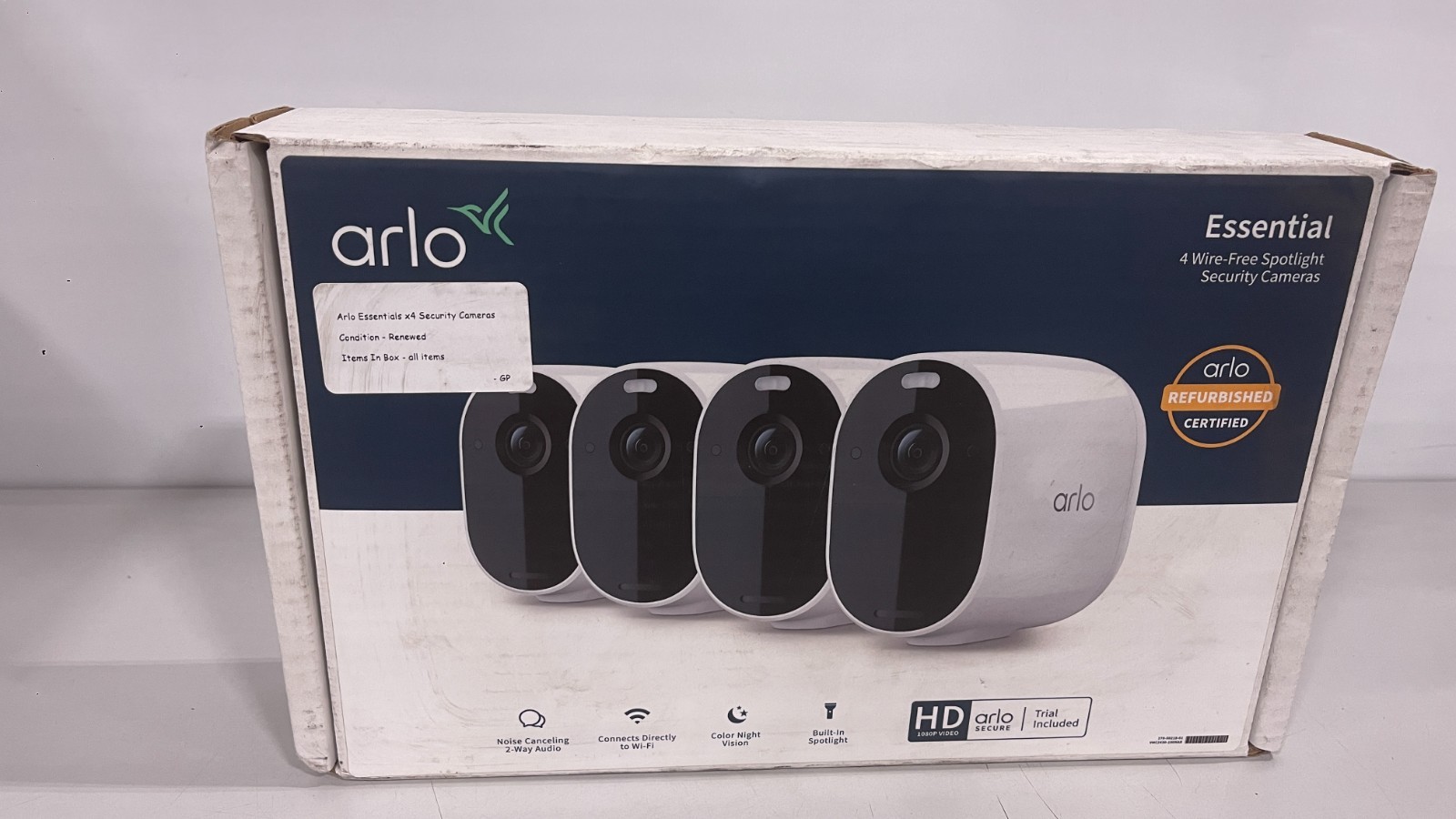 Arlo Essentials X4 Security Cameras
