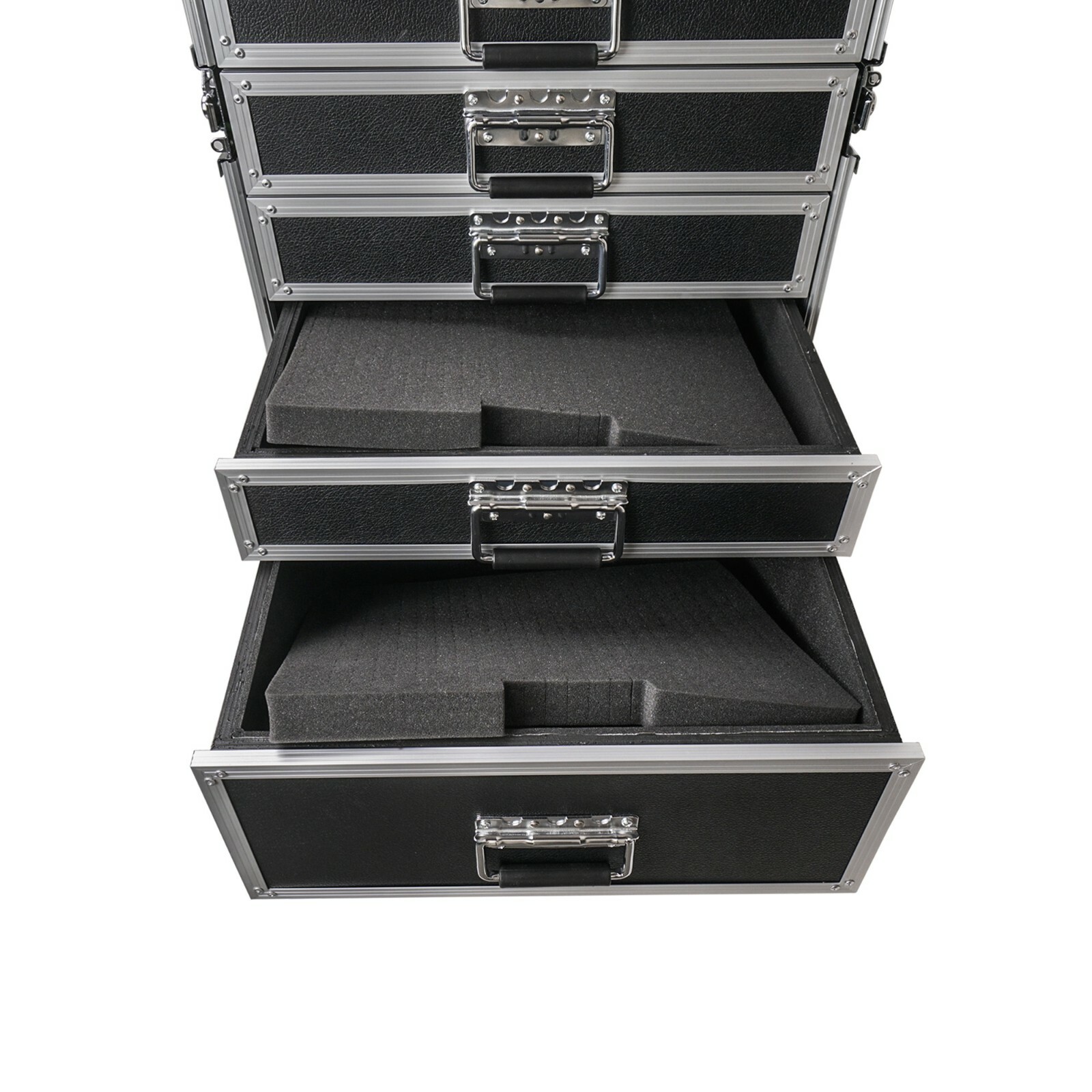 Sound Town 5-Drawer Stage / Studio Storage Road Case w/Two Tables STRC-PROW2T5D