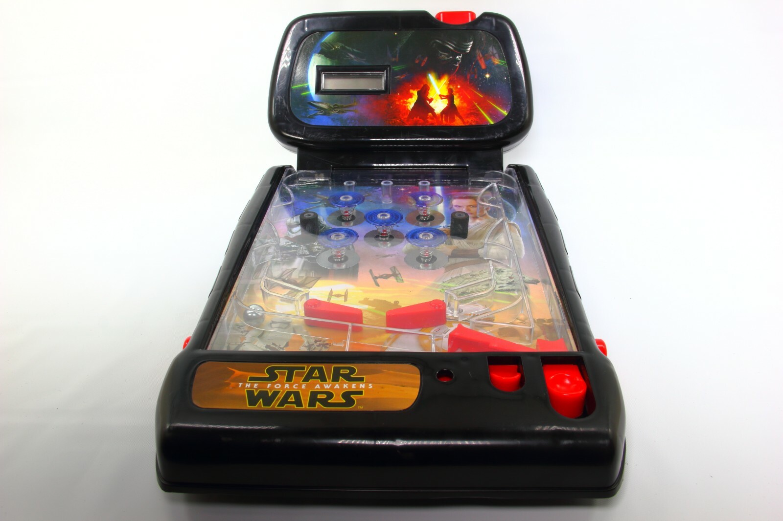 2009 Star Wars The Force Awakens Tabletop Pinball Machine Light Up Sound Effects