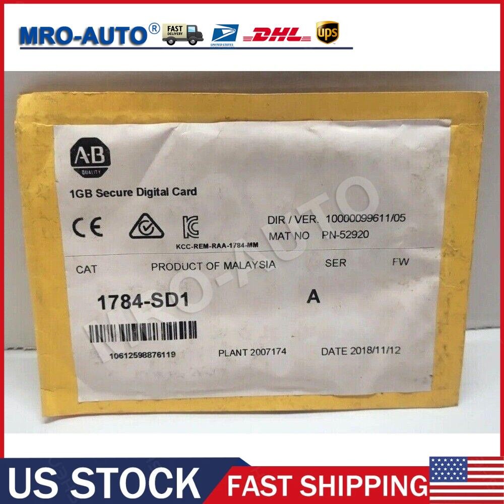 NEW Allen-Bradley 1784-SD1 Secure Digital Card 1784SD1 FREE SHIP USA