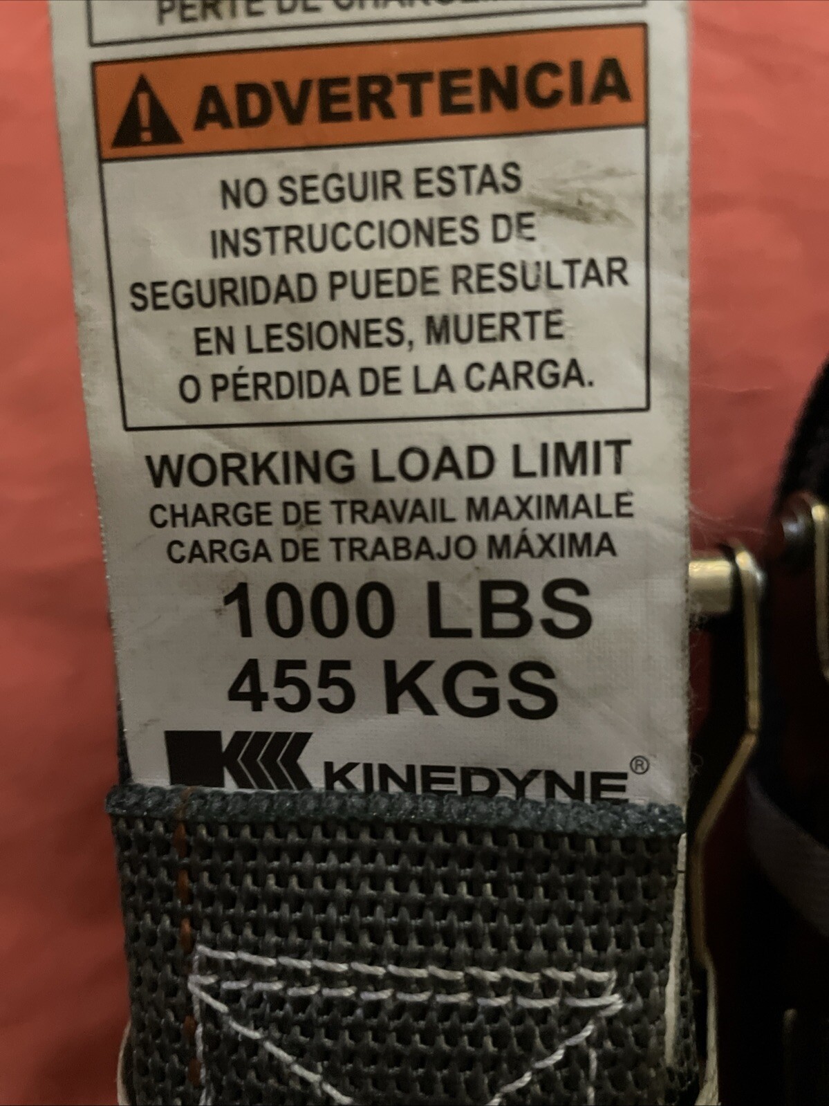 KINEDYNE K Force 2” x 16' LOGISTIC CARGO RATCHET STRAP E fitting Lot pack of 2