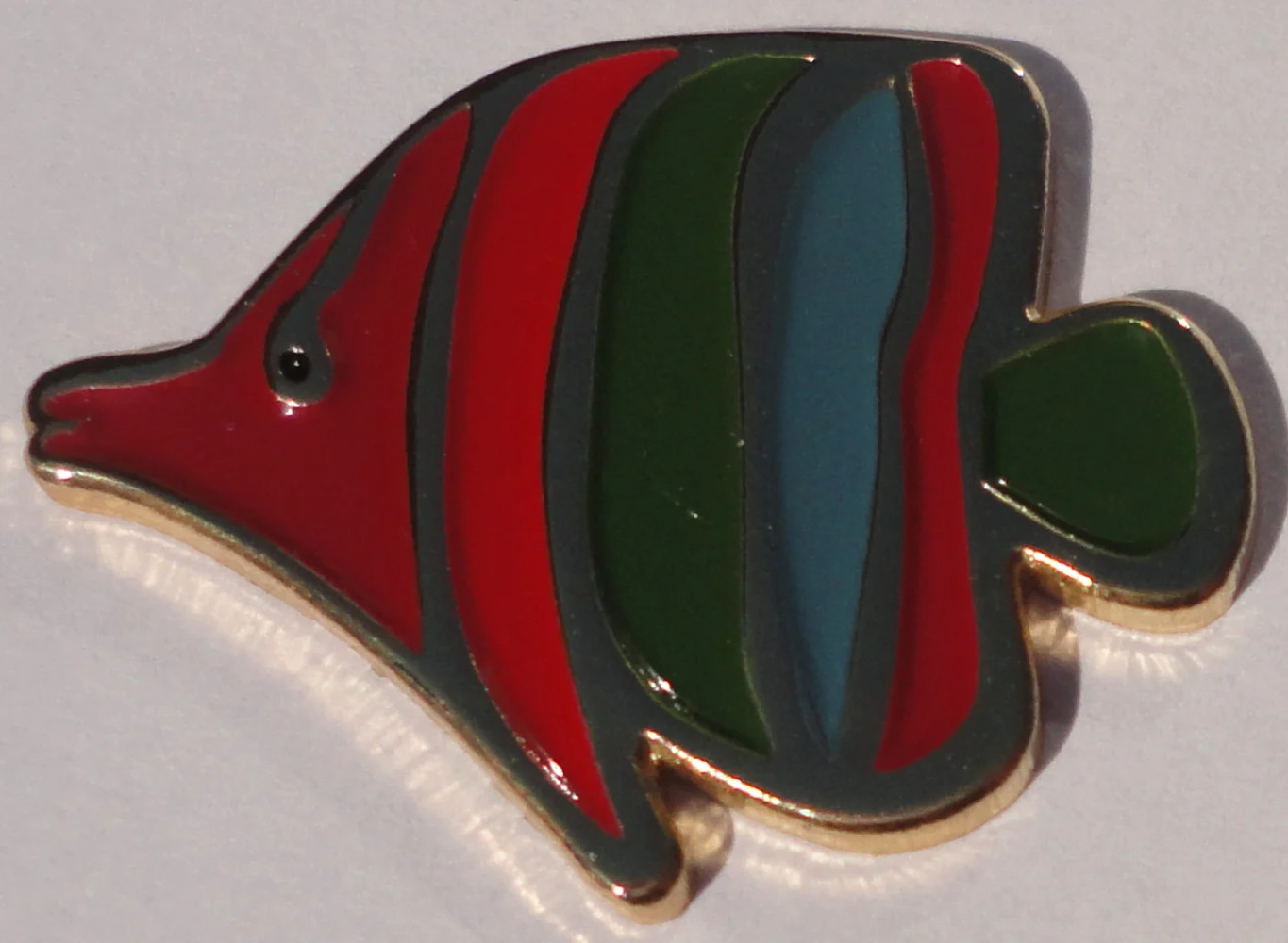 Gold Tropical Fish Ball Marker