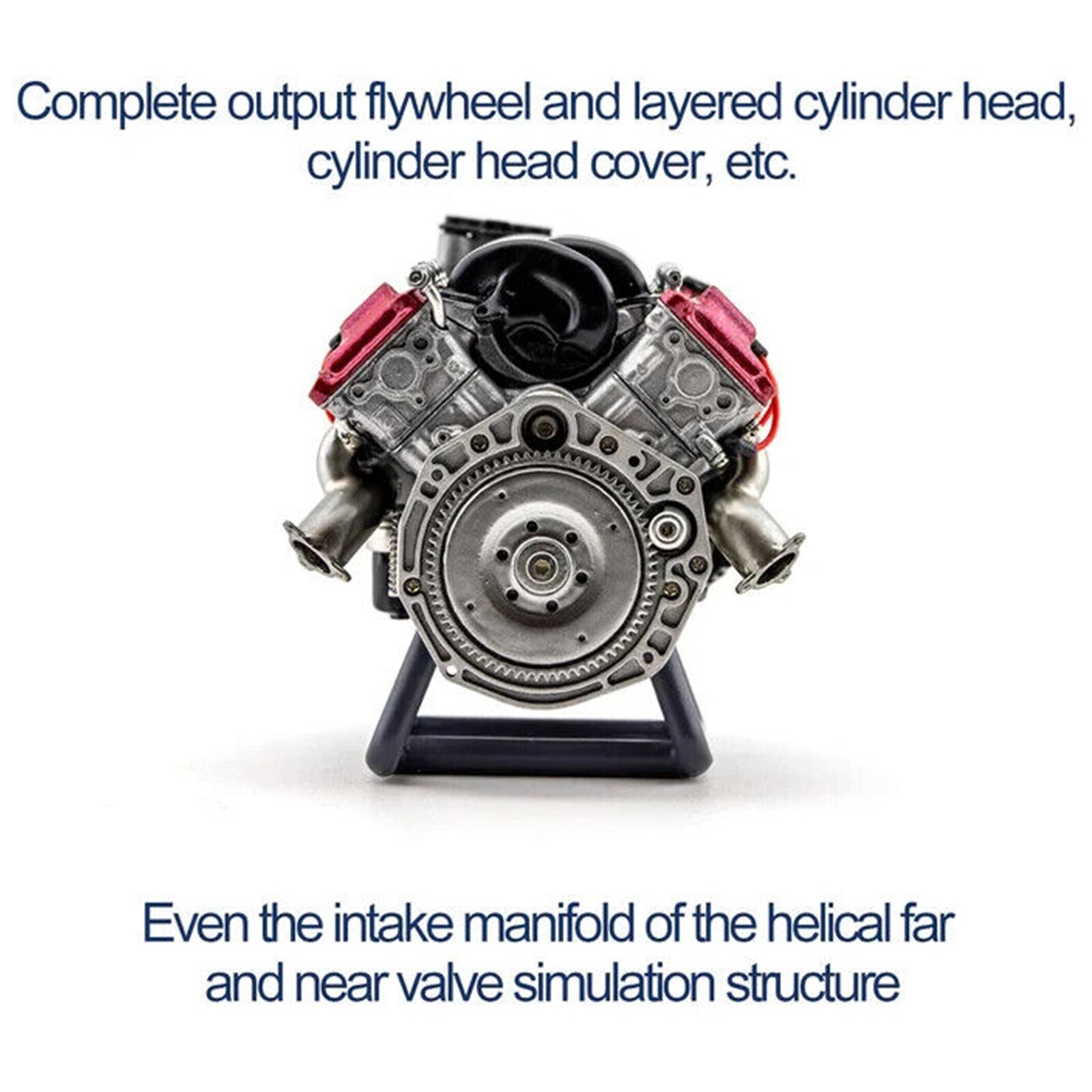 V8 Engine Model Kit DIY Assembly Motor Model Toy STEM Educational Gift