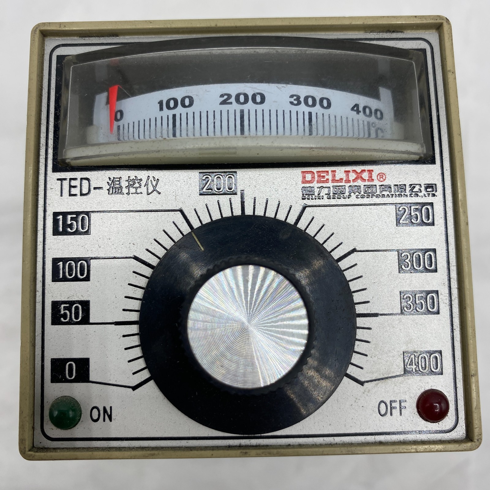 TED-2001 DELIXI Analog Temperature Controller 0-400°C K-Type Thermostat