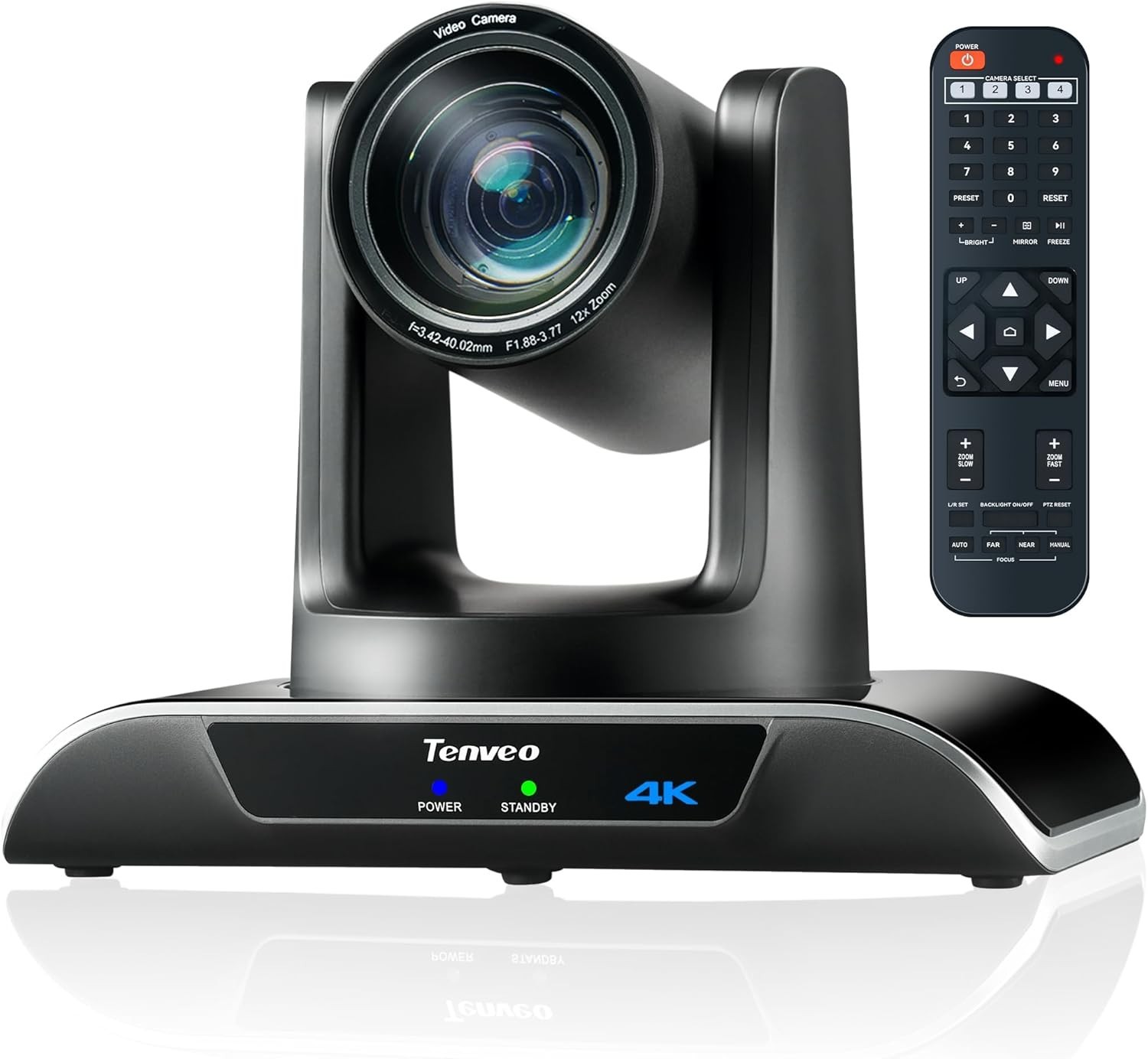 Tenveo UHD 4K PTZ Conference Camera, 12X Optical Zoom