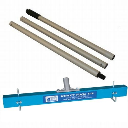 CC975 24" Gauge Rake/Leveler w/3-piece Aluminum Handle