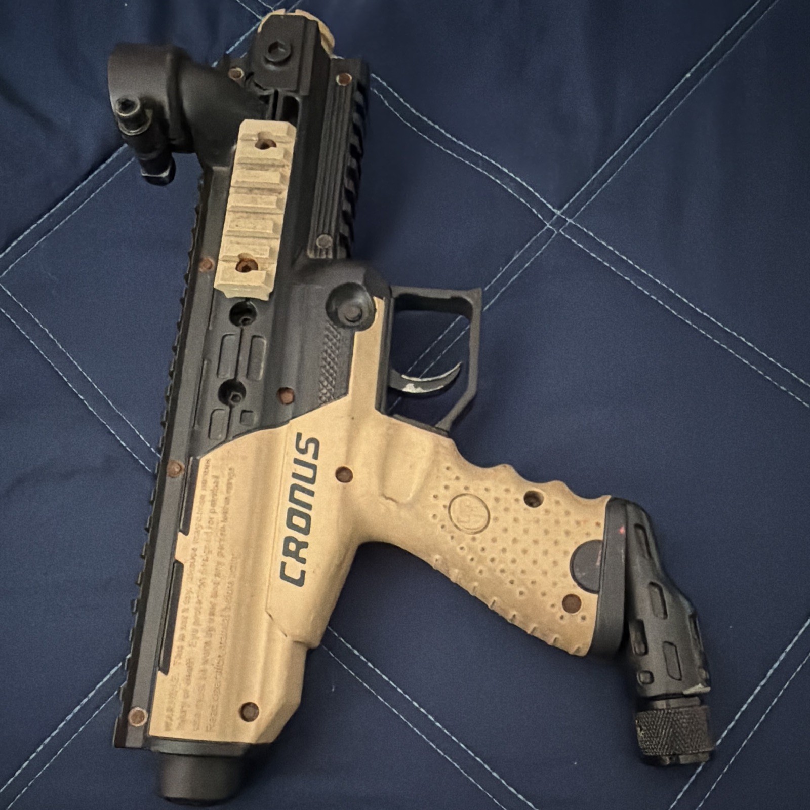 Tippmann Cronus Mechanical Paintball Marker - Tan/Black Colorway not tested