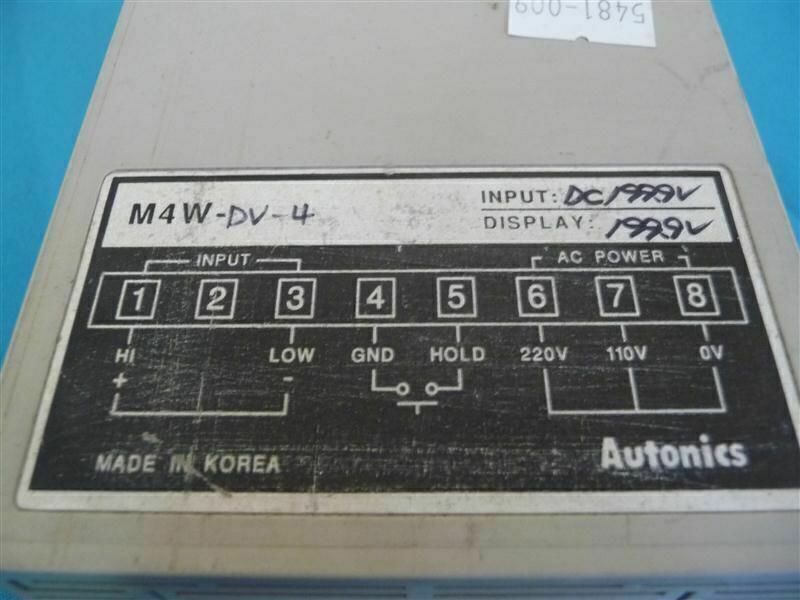 Autonics M4W-DV-4 M4WDV4 DC Volt Meter