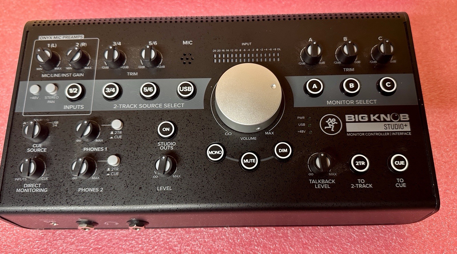 Mackie Big Knob Studio+ 4x3 Studio Monitor Controller and Interface (pre-owned)