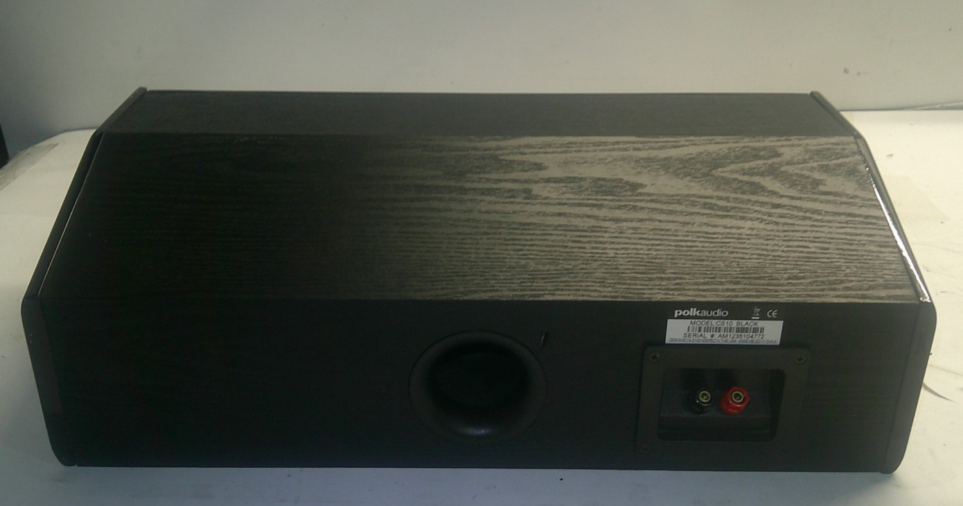 PolkAudio CS10 Black Center Channel Speaker