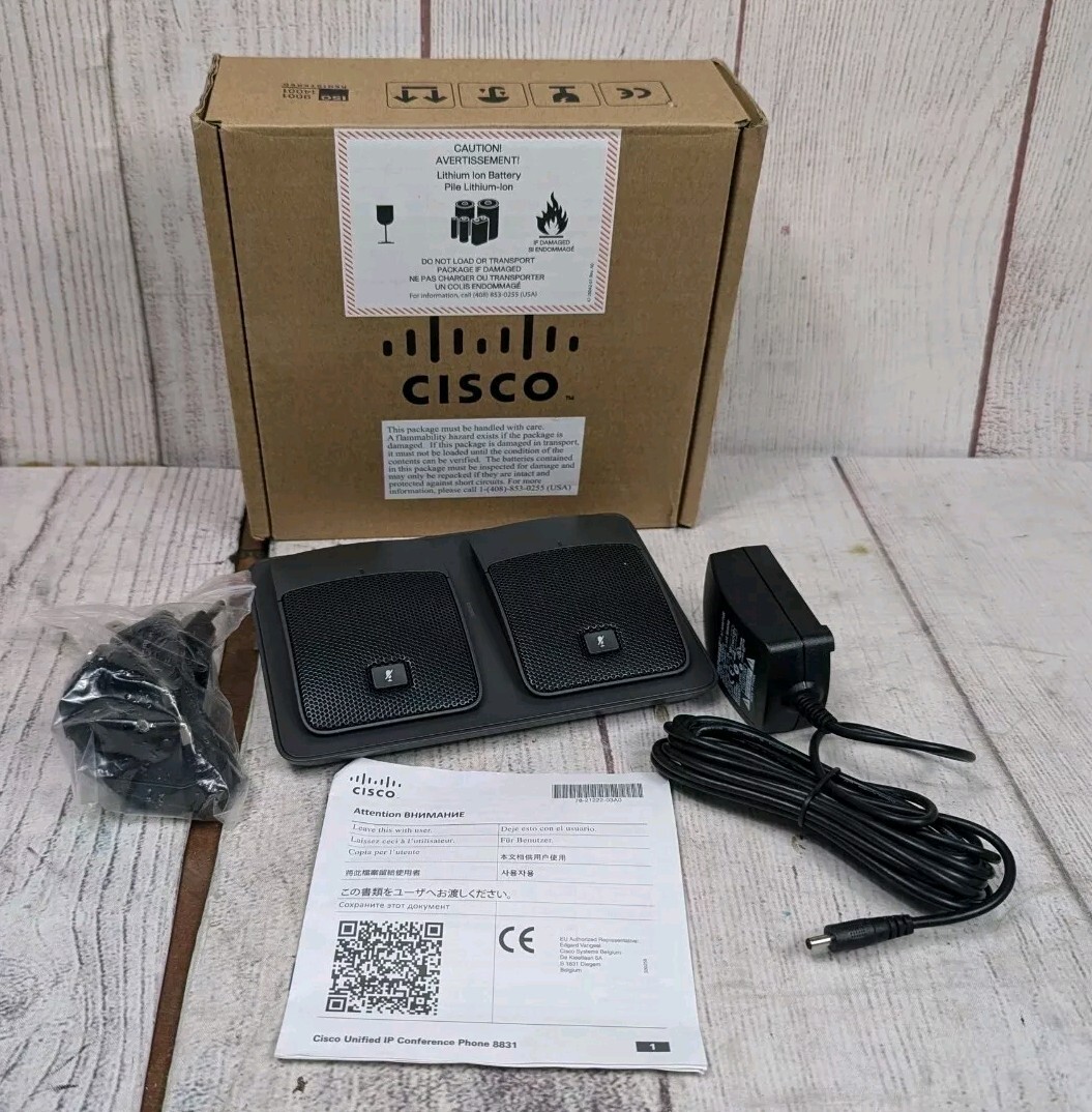 NEW Cisco CP-8831-MIC-WRLS Wireless Microphone Kit for IP Conference Phone 8831