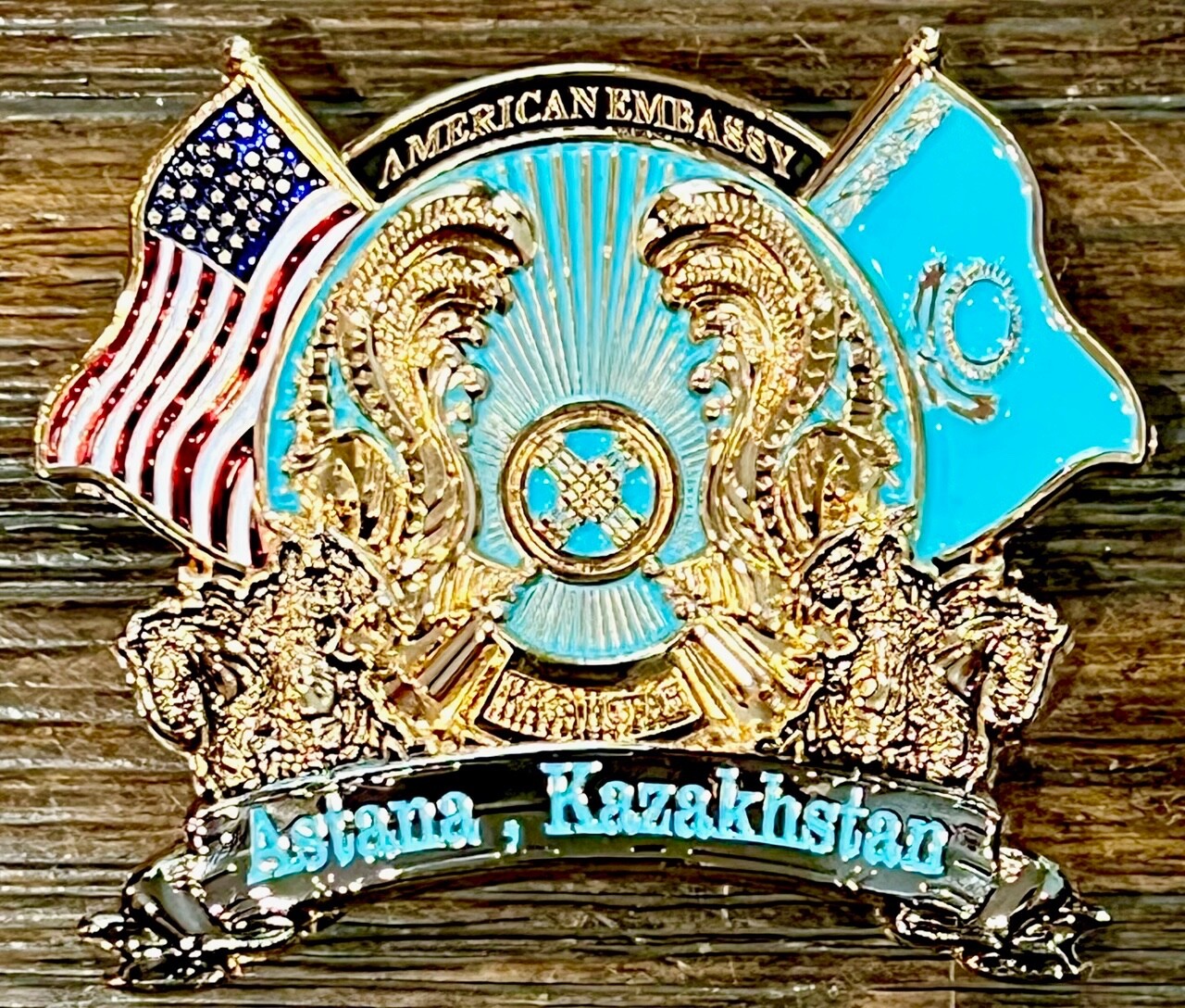 MSG-D Marine Security Guard Detachment Astana, Kazakhstan Challenge Coin