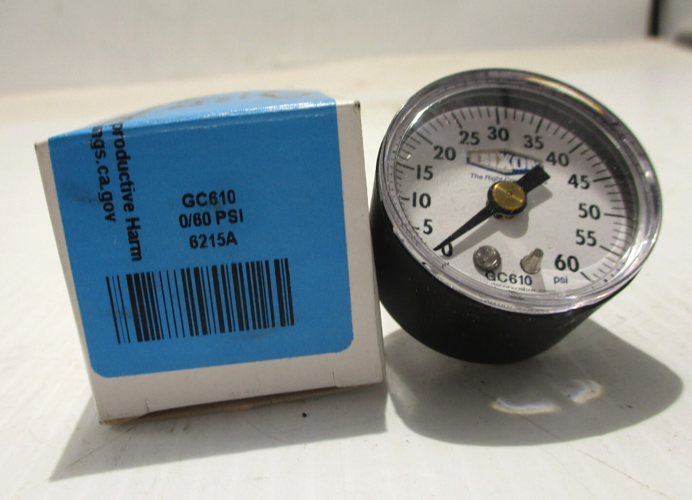 NEW DIXON GC610 GAUGE 0-60PSI