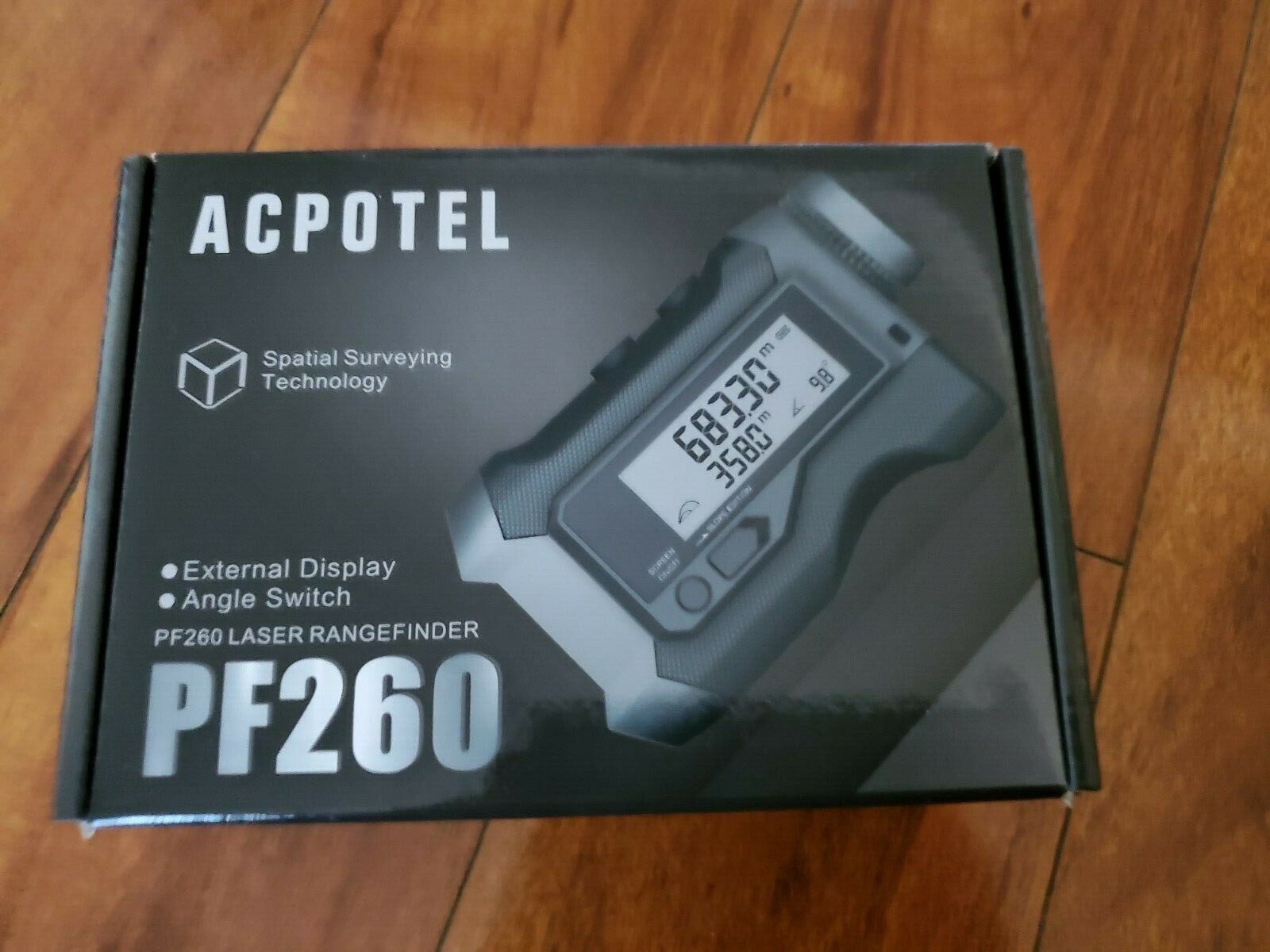 ACPOTEL Golf Laser Range Finder - LCD Display Screen Golf Rangefinder 6X Magnifi