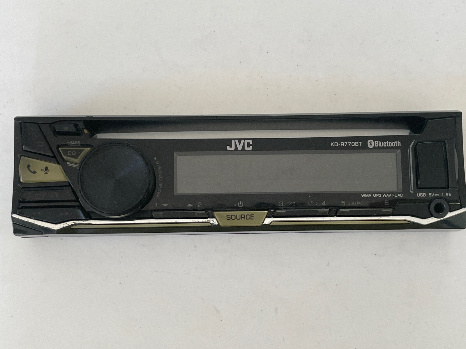 JVC KD-R770BT CAR STEREO ONLY ONLY JVC KD-R770BT FACEPLATE ONLY OEM🟠