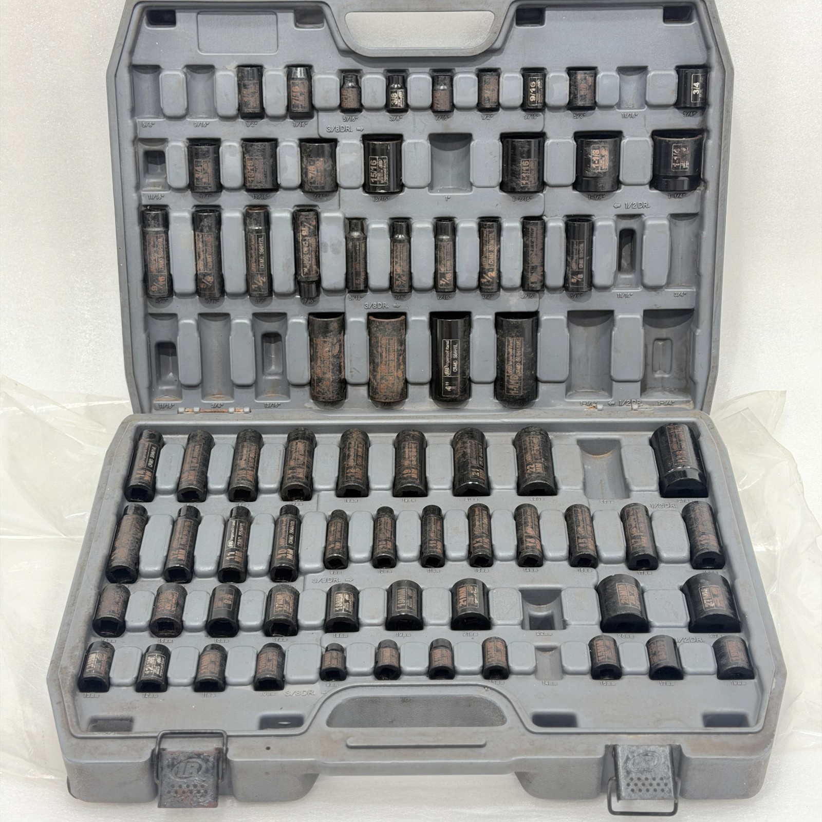 INGERSOLL RAND SK34C86N IMPACT SOCKET SET SAE METRIC USED INCOMPLETE FAST SHIP