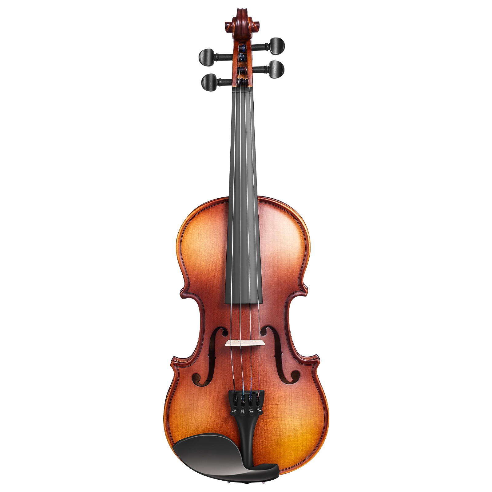 Violin 1/4 Size Fiddle Set Solidwood for Beginners with Case Rosin Brown