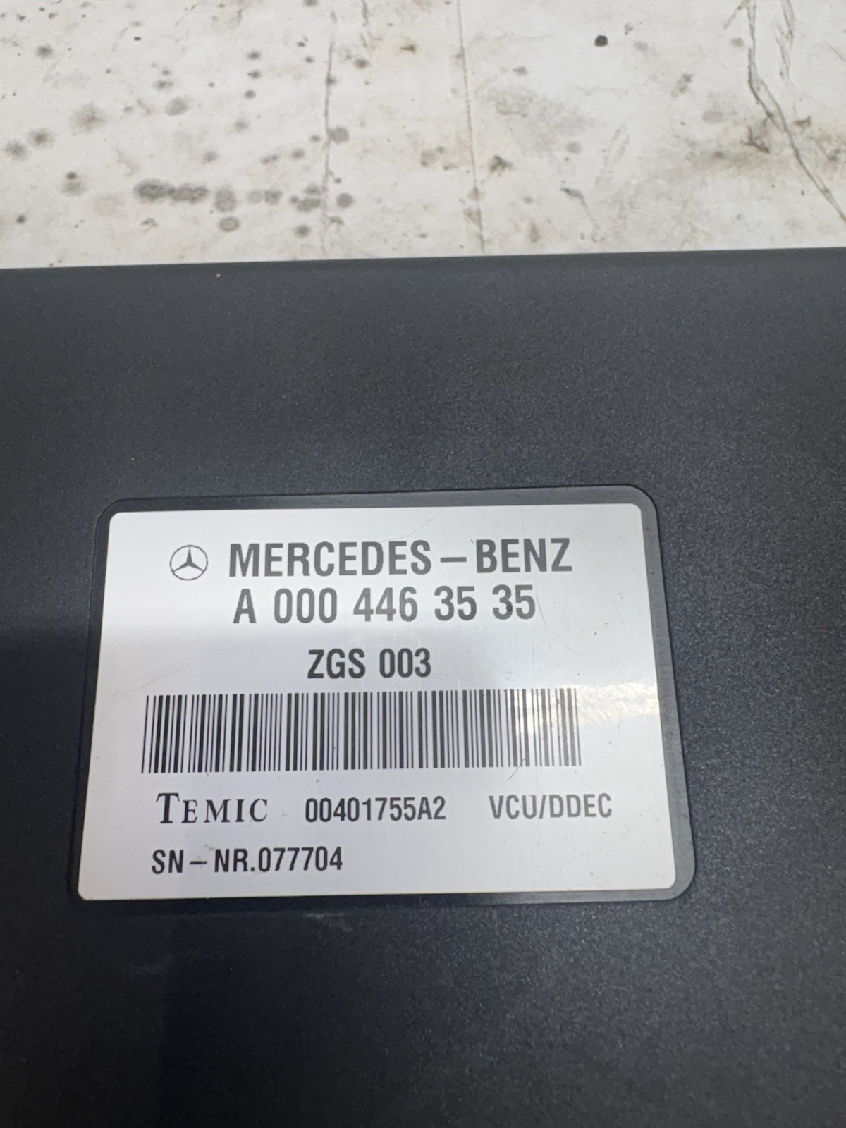Sterling Acterra Electronic Cab Control Module ECM A0004463535