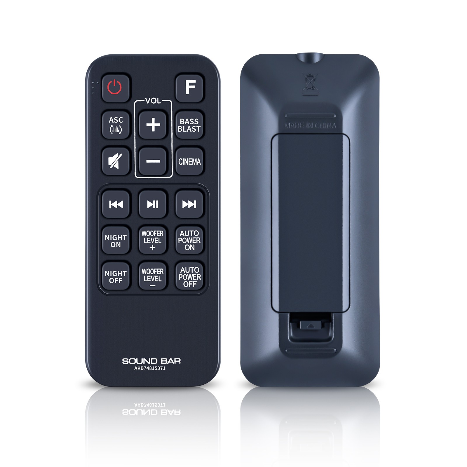 AKB74815371 Remote Control For LG Sound Bar SK3D SK4D SJ3 SJ4 SL3D SPH4B-W