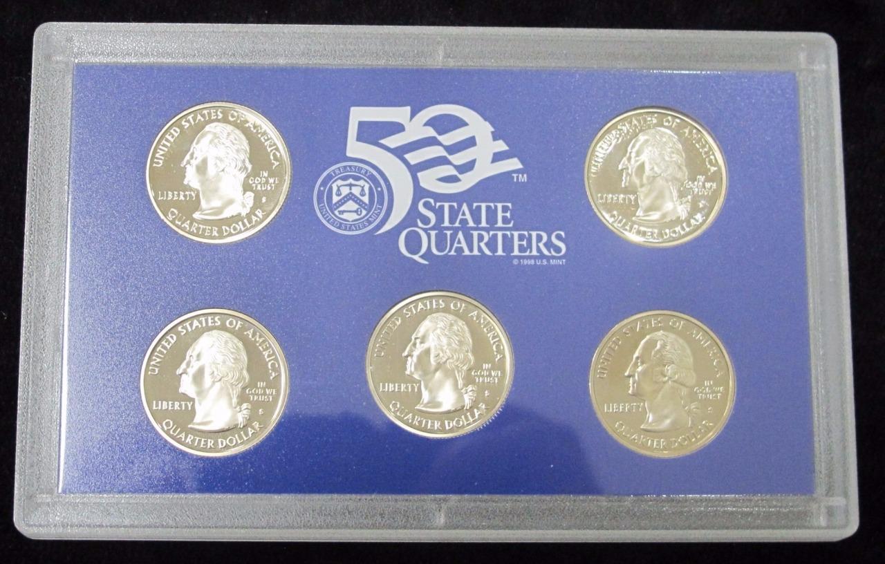 2006 Quarter Proof Set * 5 Quarters * Proof * With Box and COA *