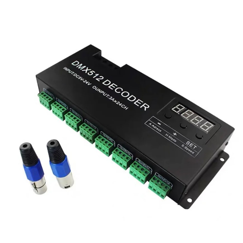 Digital 24CH RGB RGBW DMX512 , RGBW 512   512 Controller for LED Strip (A) U3F8