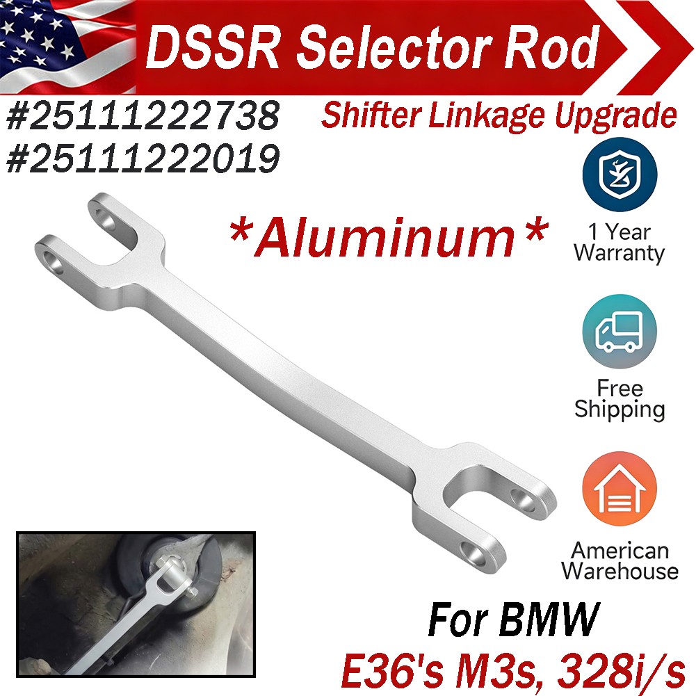 For BMW E36 DSSR Selector Rod Shifter Linkage 328i M3 25111222738, 25111222019