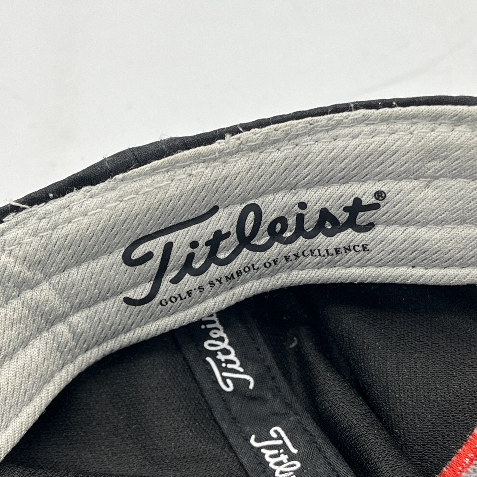 Titleist Pro V1 Footjoy Adjustable Strapback Golf Hat Black Blue