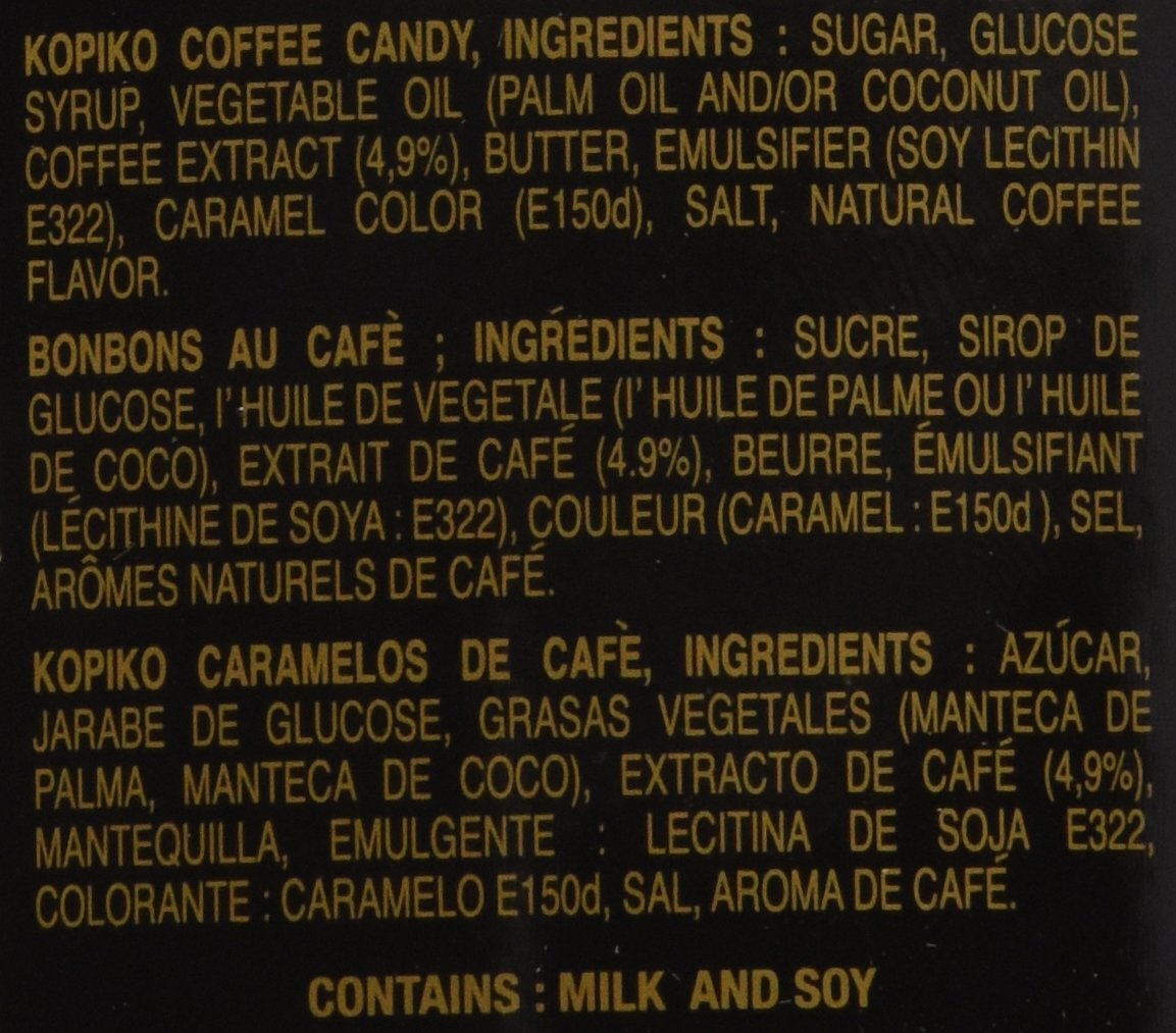 Kopiko Coffee Candy In Jar 800g/28.2oz (Original Version)