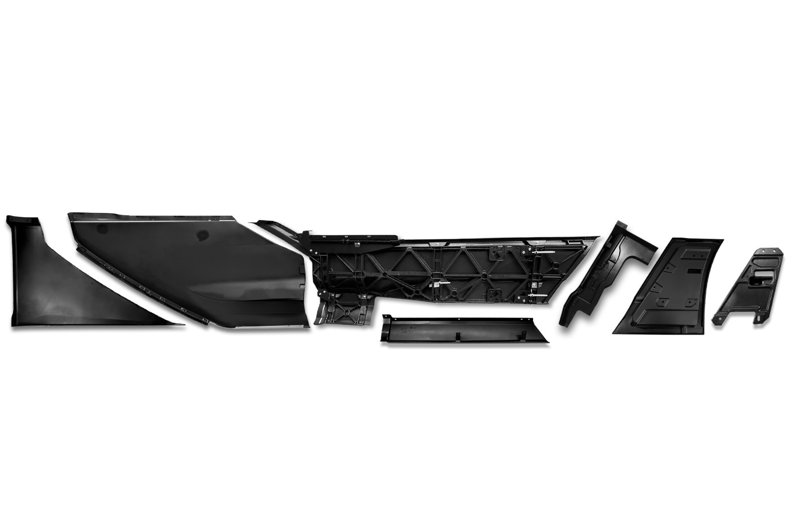 Fairing Panels Full Complete Set Left Side Compatible with Kenworth T680 2022+