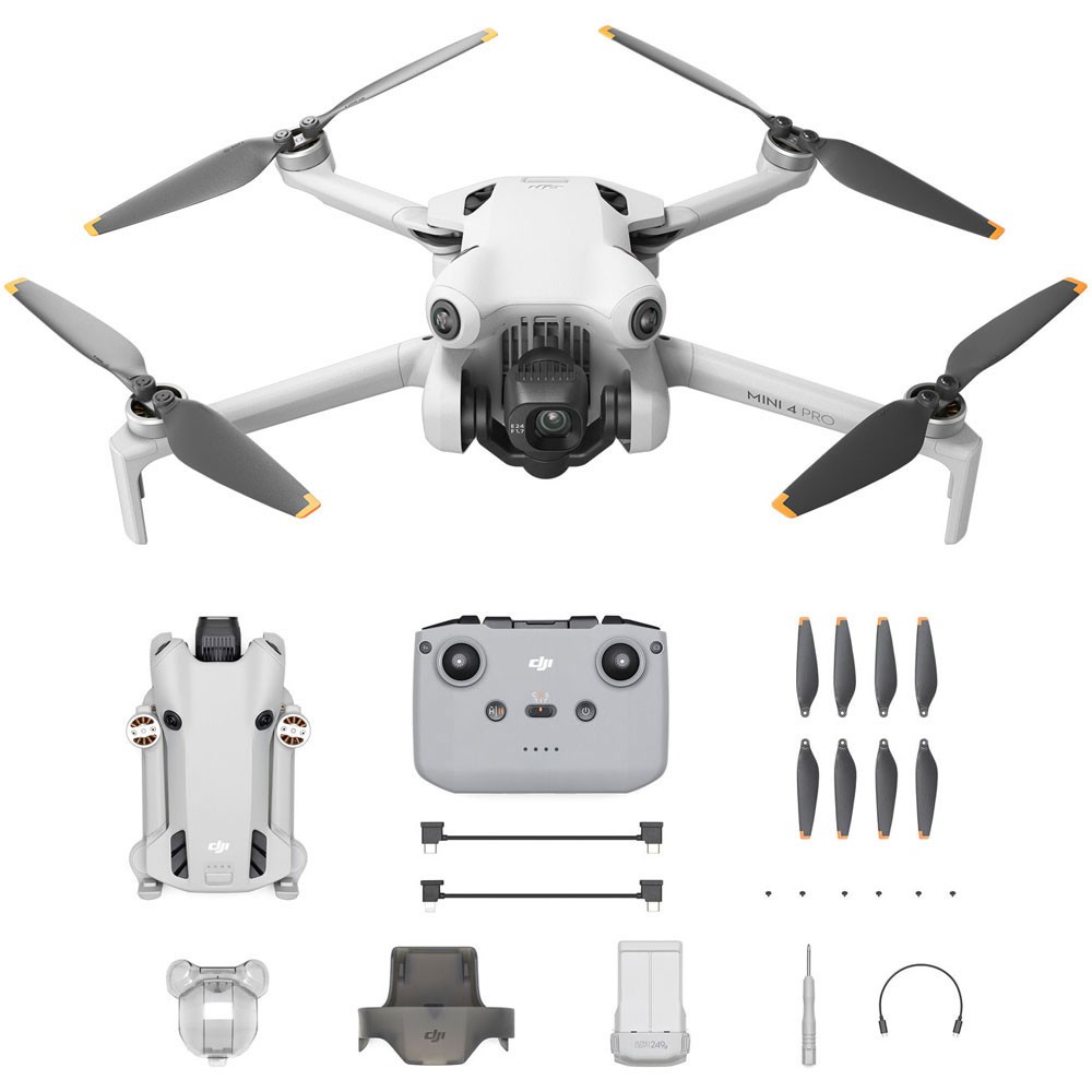 DJI Mini 4 Pro 4K HDR Folding Drone with RC-N2 Remote Kit