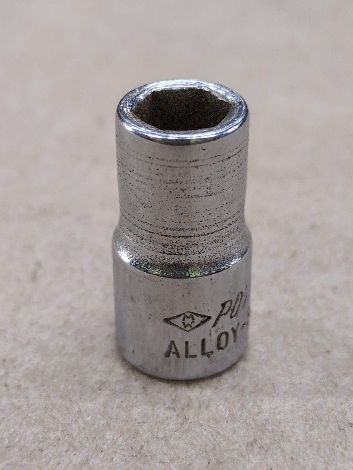 POWR-KRAFT MONTGOMERY WARD 84W4762 9/32" SOCKET 1/4DR 6PT USA  BY WRIGHT TOOL