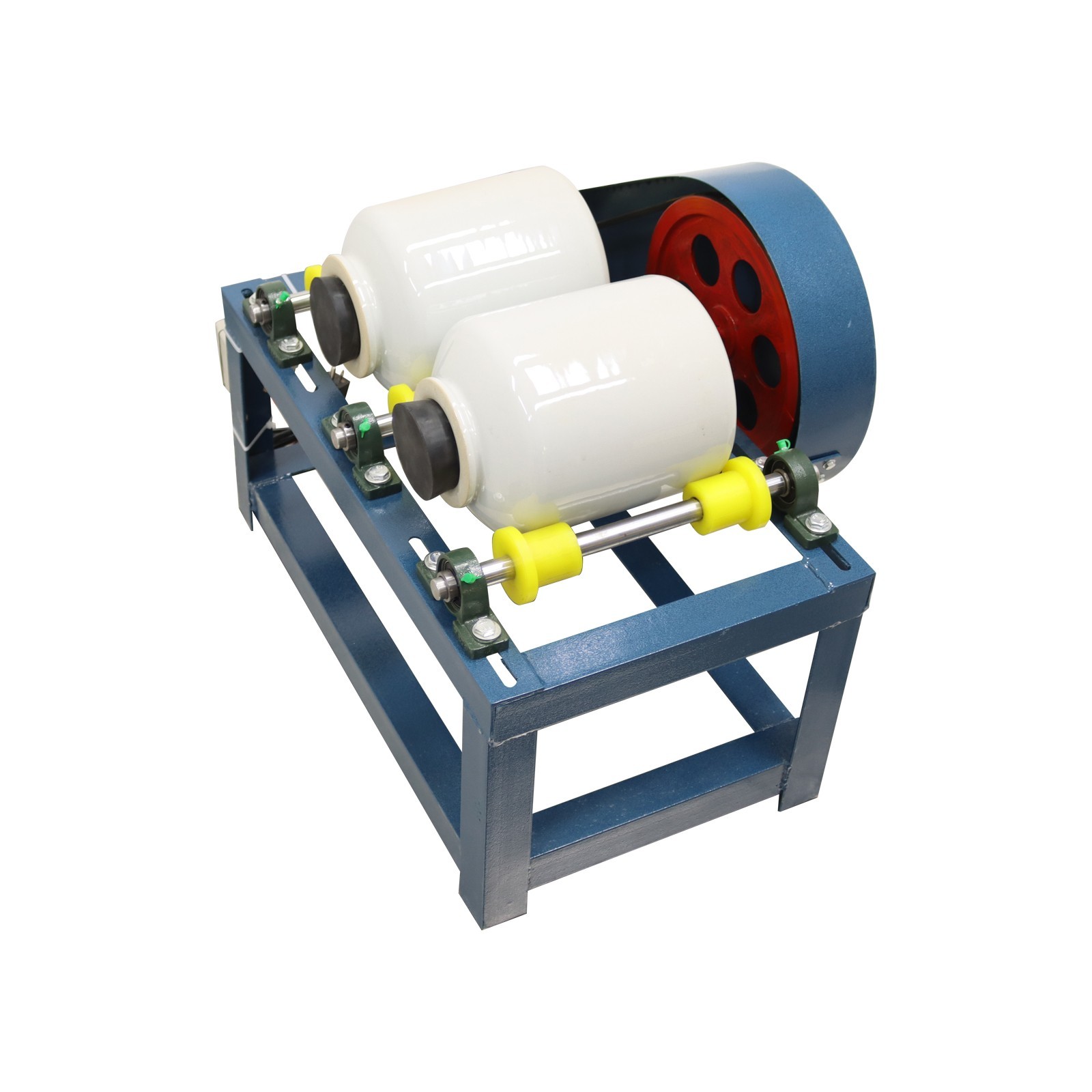 Horizontal Ball Mill Lab Fine Grinding Machine 5L Double Ceramic Jar 300 Mesh