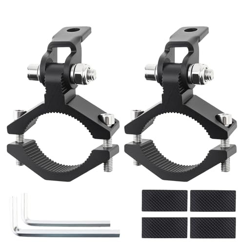 Windance 2pcs Light Bar Mount Bracket Front Fork Fog Light Spotlight Medium