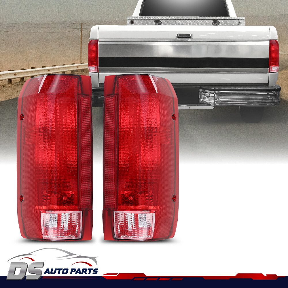 Tail Lights Lamp Left/right Pair Set Fit For 90-97 Forford F150 F250 F350 Bronco