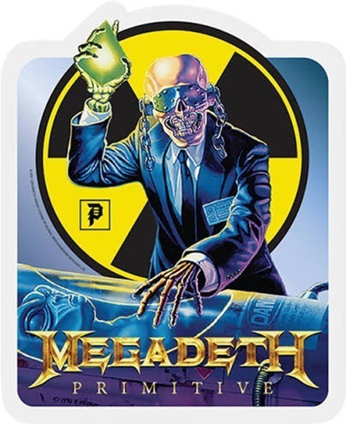 Megadeth Band Rust In Piece High Quality Sticker Size 2.5"x 3"
