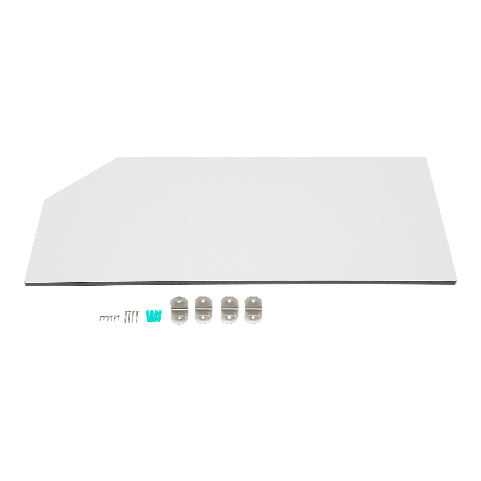 Wall-Mounted Urinal Partition Panel with Bevel Angle for Privacy