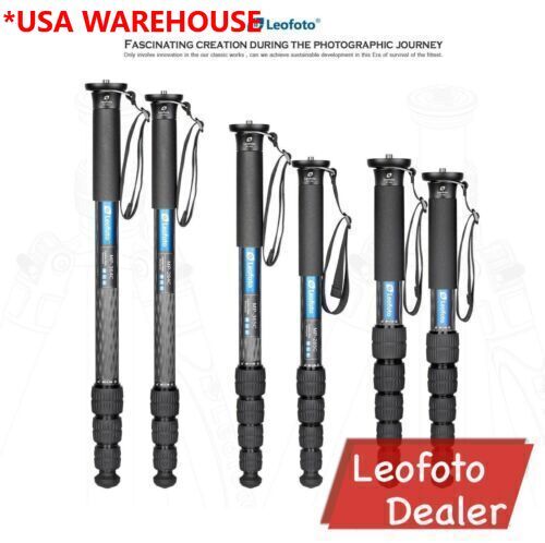 Leofoto MP-366C Monopod Carbon Fiber 6 Section with Bag