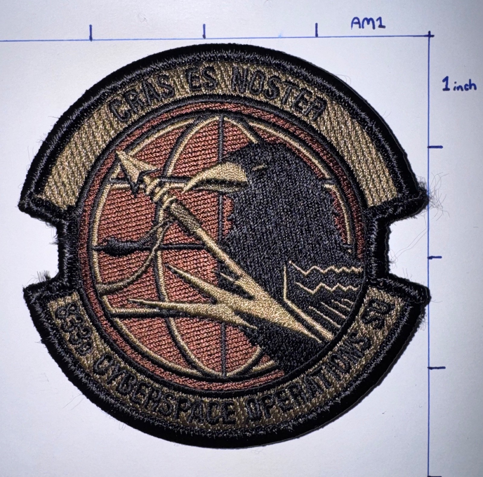 USAF 833d Cyberspace Operations Squadron Patch