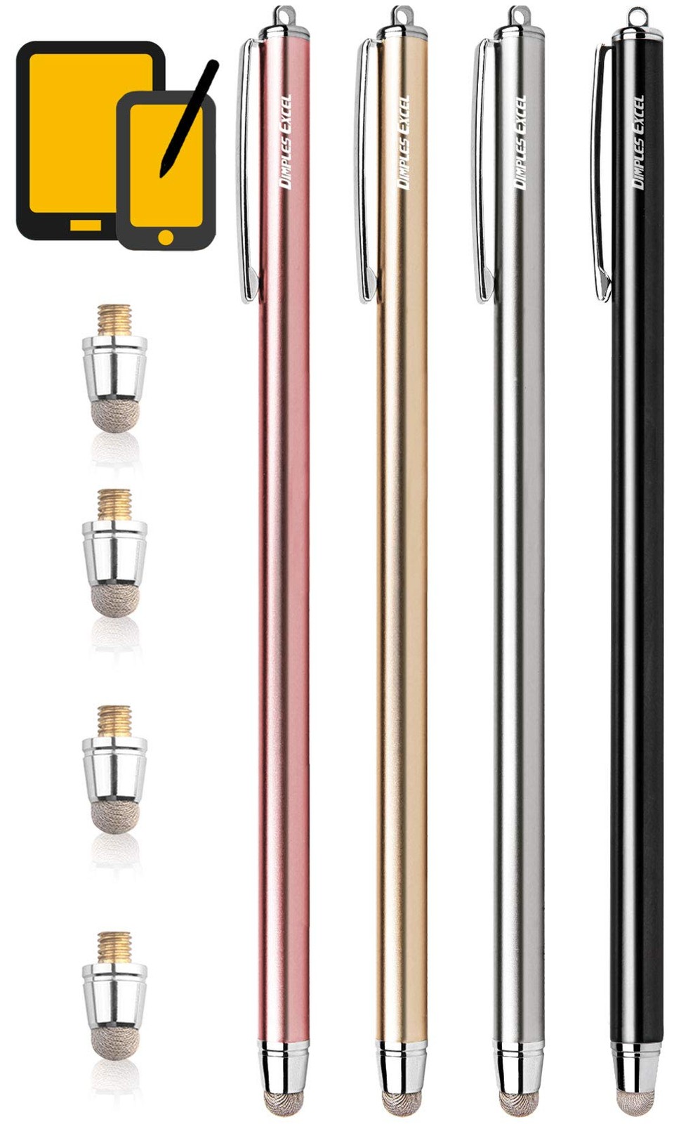 Stylus Pen 19cm Extra Long Capacitive for iPad Pro Mini Air - Perfect for Gaming